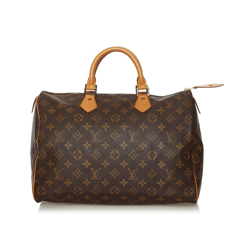 Louis Vuitton Monogram Speedy 35 (SHG-35830) - Image 10
