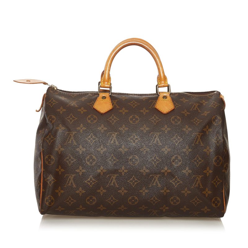 Louis Vuitton Monogram Speedy 35 (SHG-36749) - Image 2