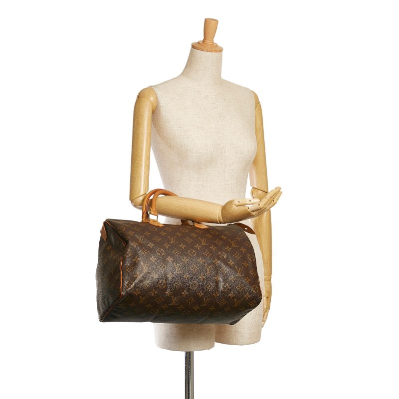 Louis Vuitton Monogram Speedy 35 (SHG-36749) - Image 4