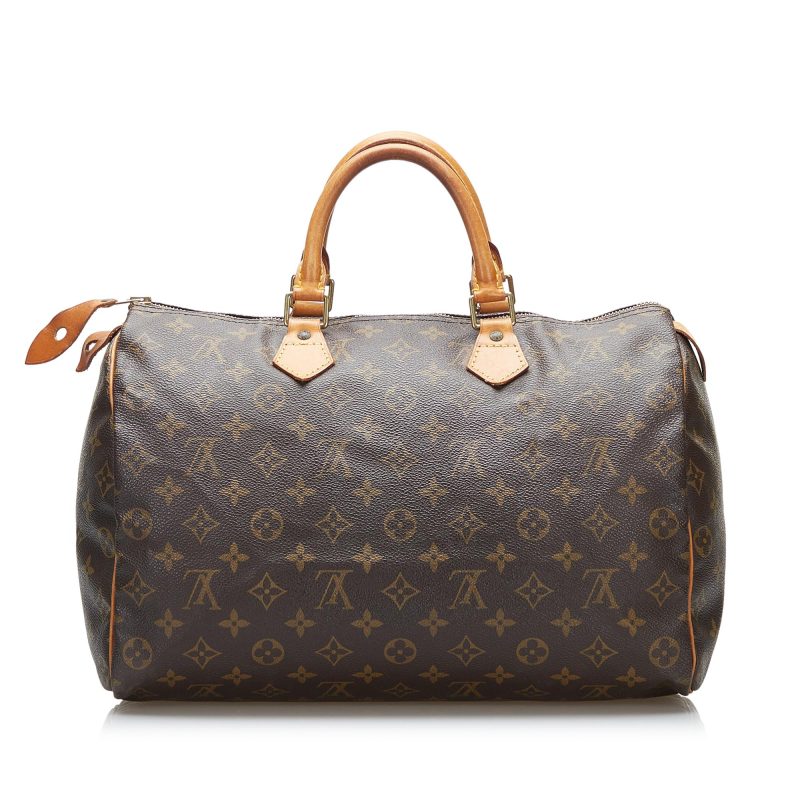 Louis Vuitton Monogram Speedy 35 (SHG-jagmU5) - Image 2
