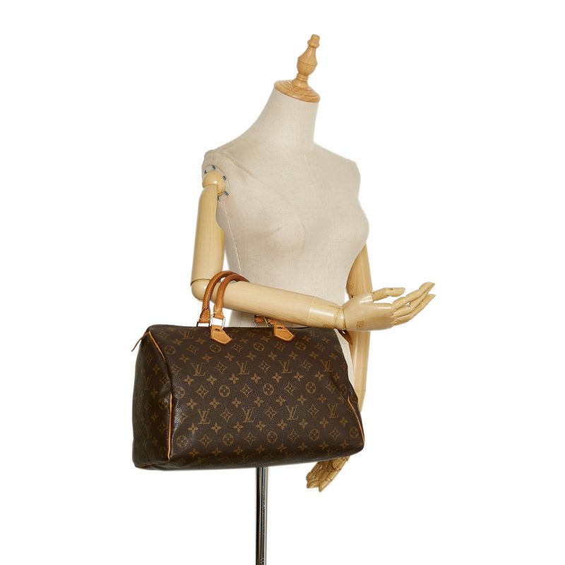 Louis Vuitton Monogram Speedy 35 (SHG-mcNS9U) - Image 4