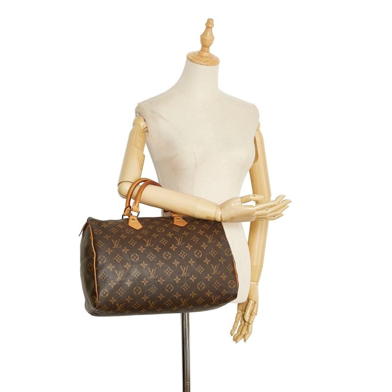 Louis Vuitton Monogram Speedy 35 (SHG-XMYde0) - Image 4