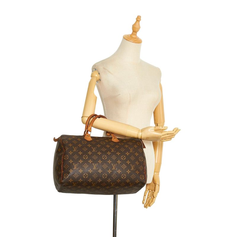 Louis Vuitton Monogram Speedy 35 (SHG-LFMx9o) - Image 4