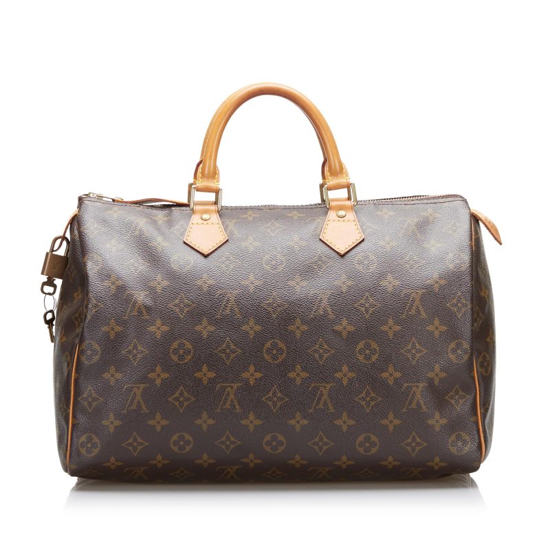 Louis Vuitton Monogram Speedy 35 (SHG-2rYoeb) - Image 2