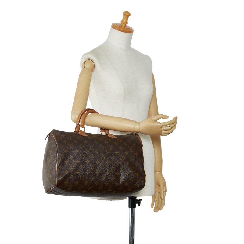 Louis Vuitton Monogram Speedy 35 (SHG-9zDSSw) - Image 4