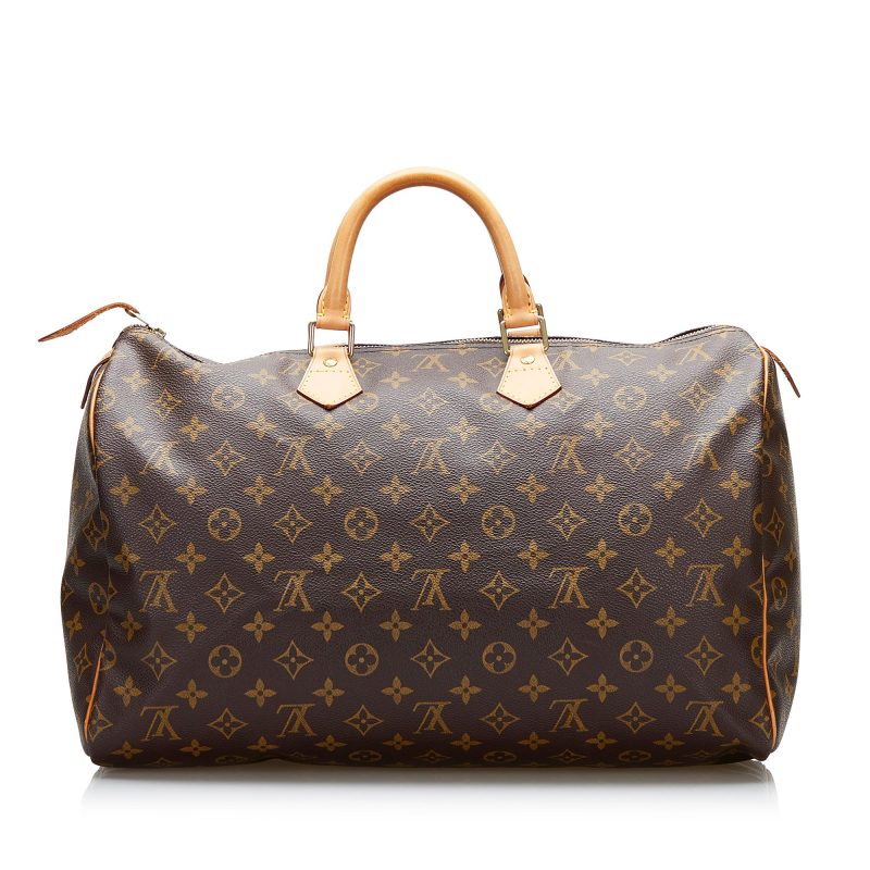 Louis Vuitton Monogram Speedy 40 (SHG-bOFrFX) - Image 2