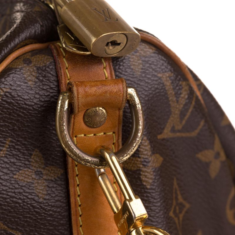 Louis Vuitton Monogram Speedy Bandouliere 30 (SHG-FM2NTm) - Image 10