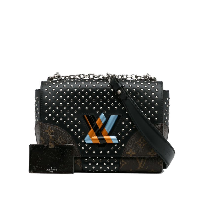 Louis Vuitton Monogram Studded Twist MM (SHG-Pwp1lG) - Image 4