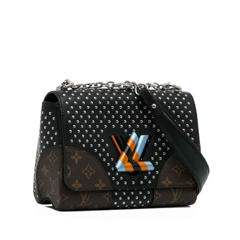 Louis Vuitton Monogram Studded Twist MM (SHG-Pwp1lG)