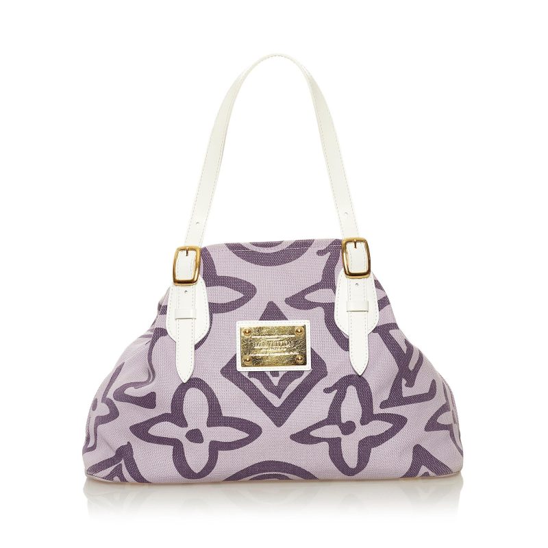 Louis Vuitton Monogram Tahitienne Cabas PM (SHG-0Kf6wp) - Image 9