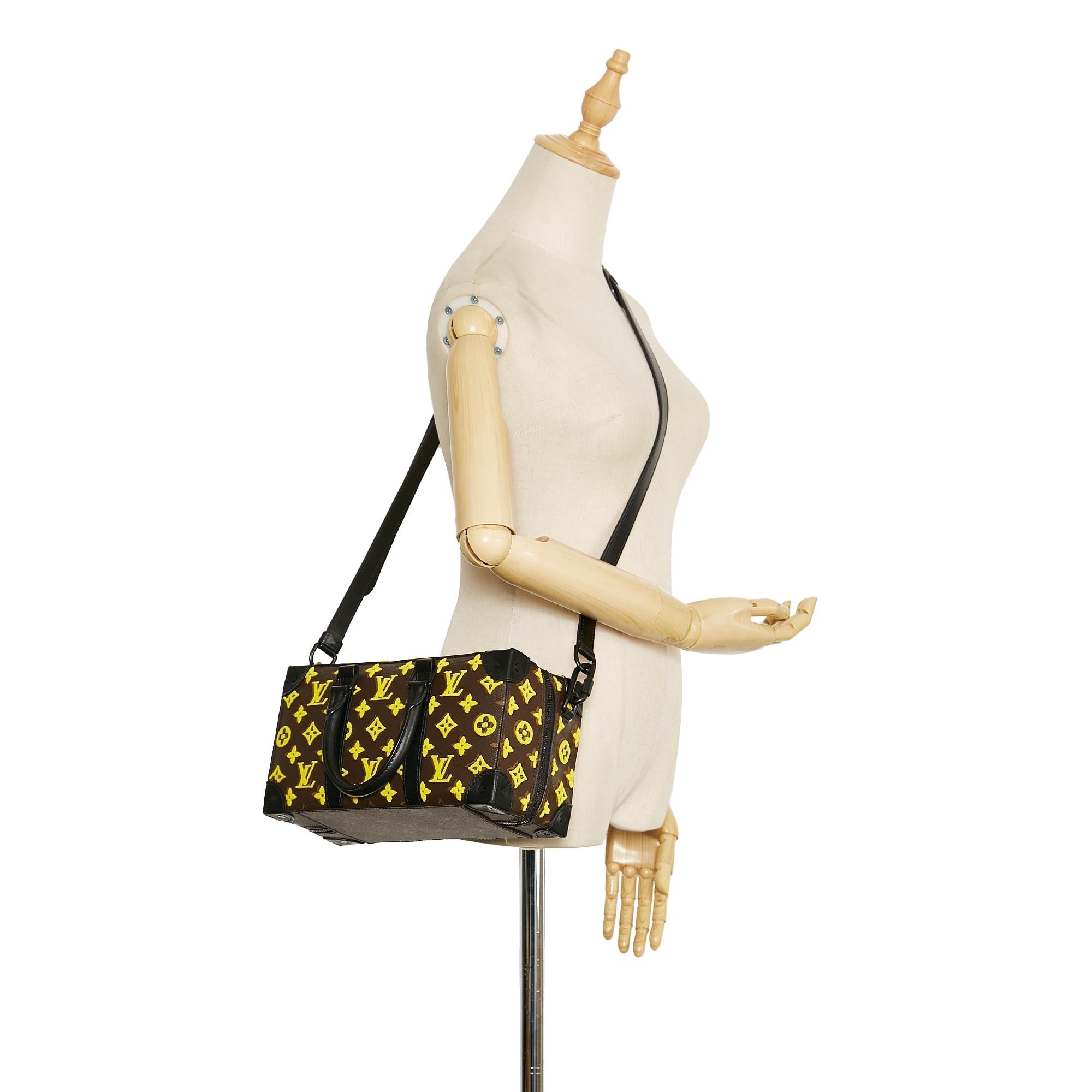 Louis Vuitton Monogram Tuffetage Speedy Trunk (SHG-FDS9bz) - Image 10