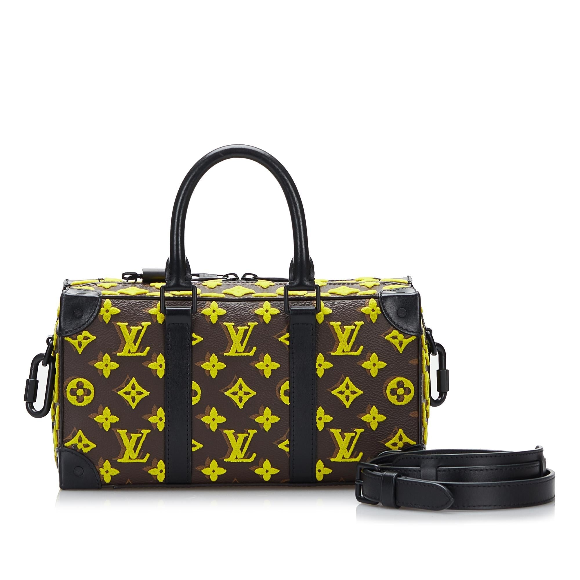 Louis Vuitton Monogram Tuffetage Speedy Trunk (SHG-FDS9bz) - Image 4