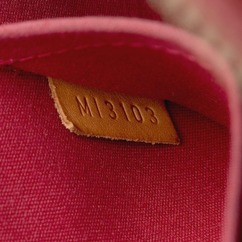 Louis Vuitton Monogram Vernis Alma BB Satchel (SHF-20450) - Image 5