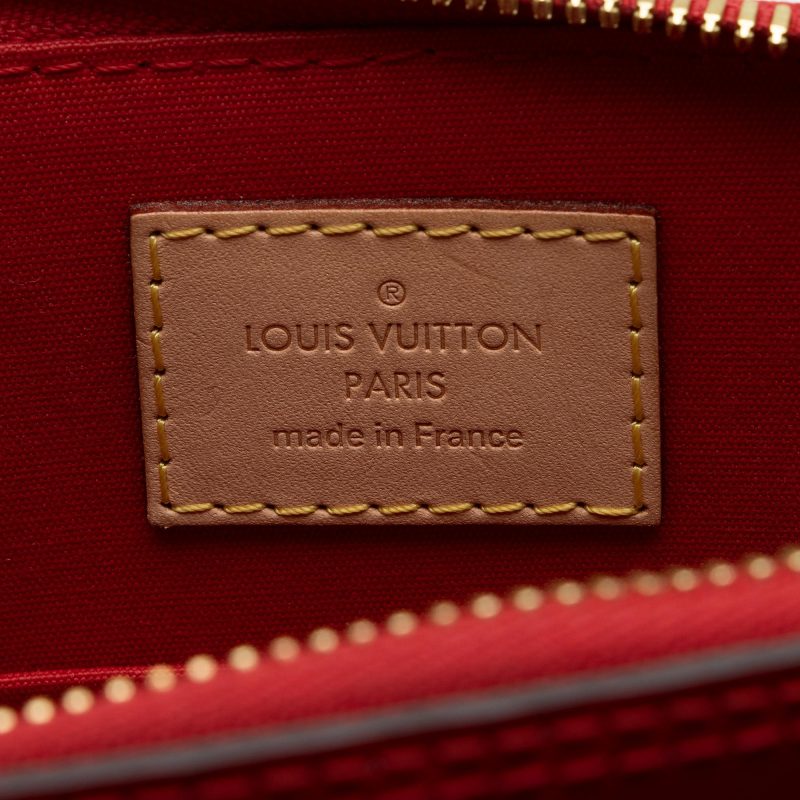 Louis Vuitton Monogram Vernis Alma BB Satchel (SHF-3tRcMZ) - Image 7