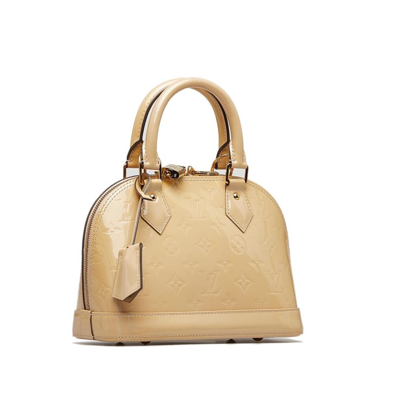 Louis Vuitton Monogram Vernis Alma BB (SHG-KbY5nW) - Image 2