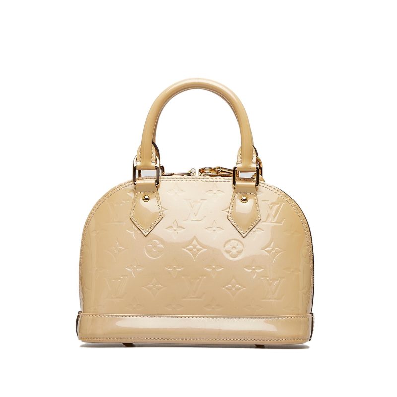 Louis Vuitton Monogram Vernis Alma BB (SHG-KbY5nW)