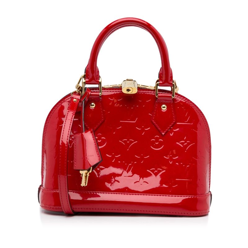 Louis Vuitton Monogram Vernis Alma BB (SHG-xf6DQV) - Image 4