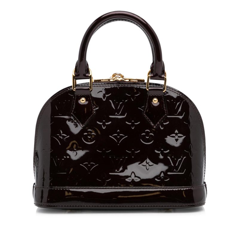 Louis Vuitton Monogram Vernis Alma BB (SHG-PvmuQo) - Image 2