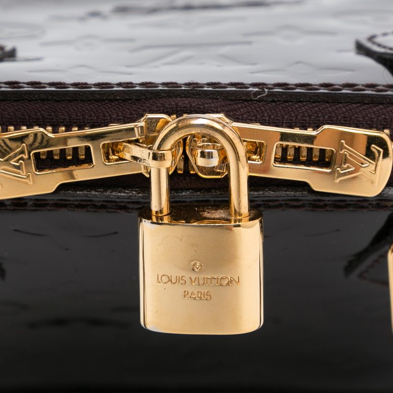 Louis Vuitton Monogram Vernis Alma BB (SHG-PvmuQo) - Image 7