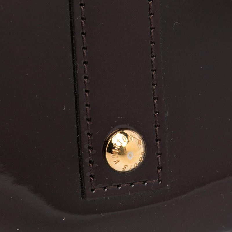 Louis Vuitton Monogram Vernis Alma BB (SHG-PvmuQo) - Image 9