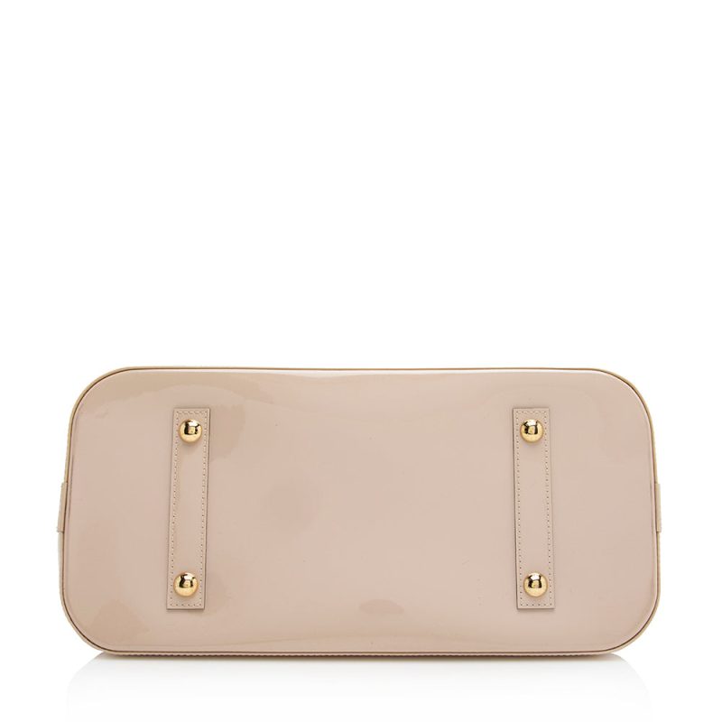 Louis Vuitton Monogram Vernis Alma GM Satchel (SHF-21875) - Image 3