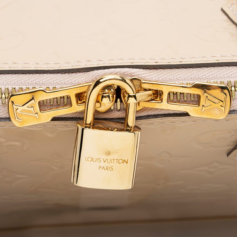 Louis Vuitton Monogram Vernis Alma GM Satchel (SHF-21875) - Image 9