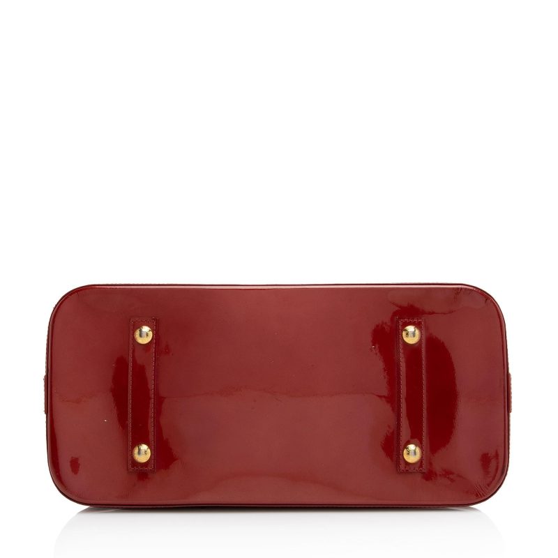 Louis Vuitton Monogram Vernis Alma GM Satchel (SHF-22282) - Image 3