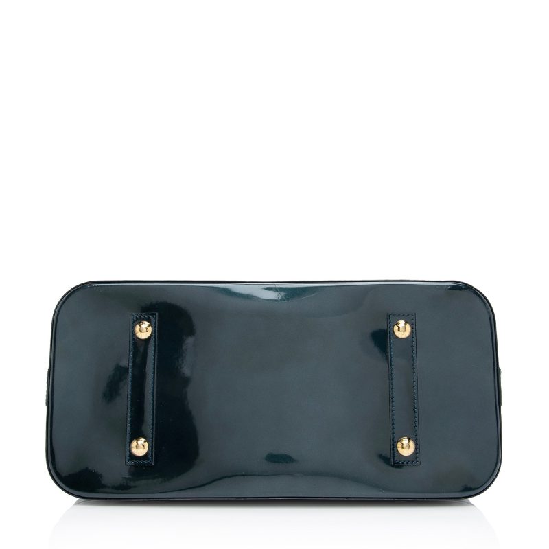 Louis Vuitton Monogram Vernis Alma GM Satchel (SHF-n4uWmK) - Image 3
