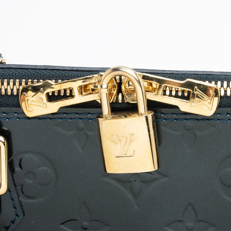 Louis Vuitton Monogram Vernis Alma GM Satchel (SHF-n4uWmK) - Image 8