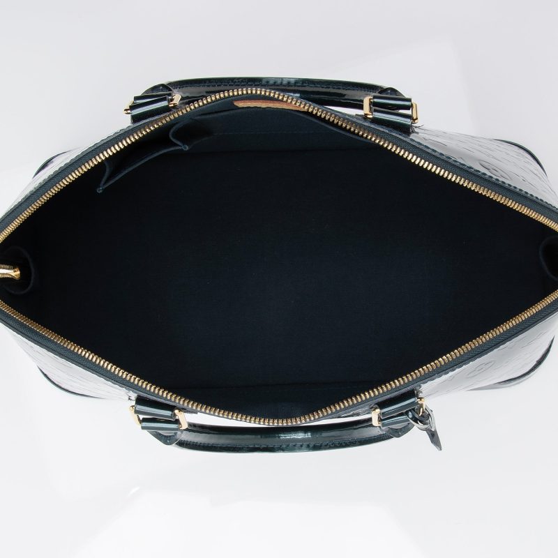 Louis Vuitton Monogram Vernis Alma GM Satchel (SHF-n4uWmK) - Image 6