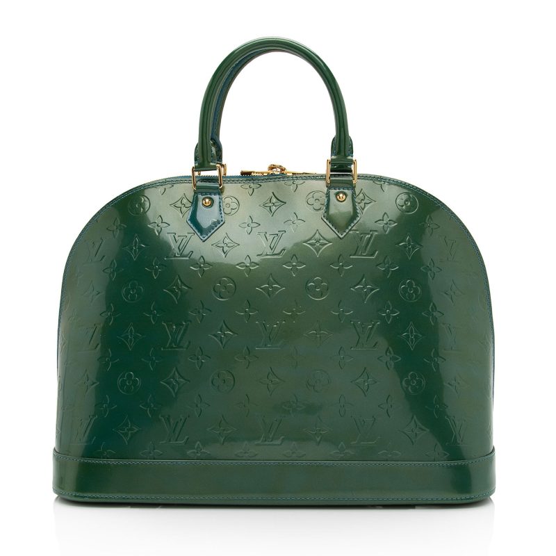 Louis Vuitton Monogram Vernis Alma GM Satchel (SHF-Z4HtXk) - Image 2