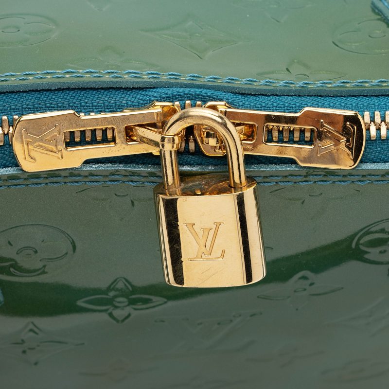 Louis Vuitton Monogram Vernis Alma GM Satchel (SHF-Z4HtXk) - Image 8