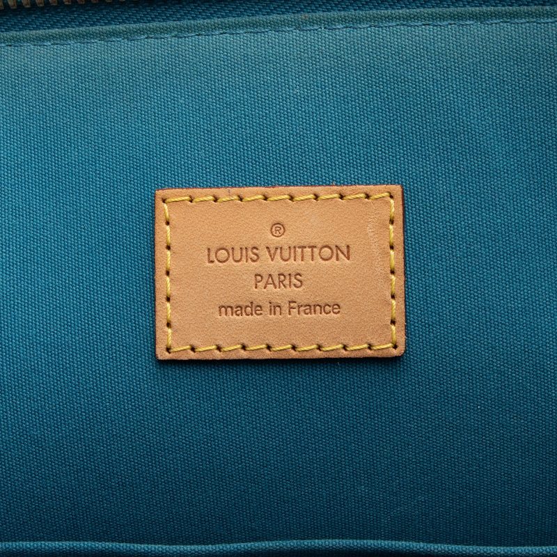 Louis Vuitton Monogram Vernis Alma GM Satchel (SHF-Z4HtXk) - Image 7