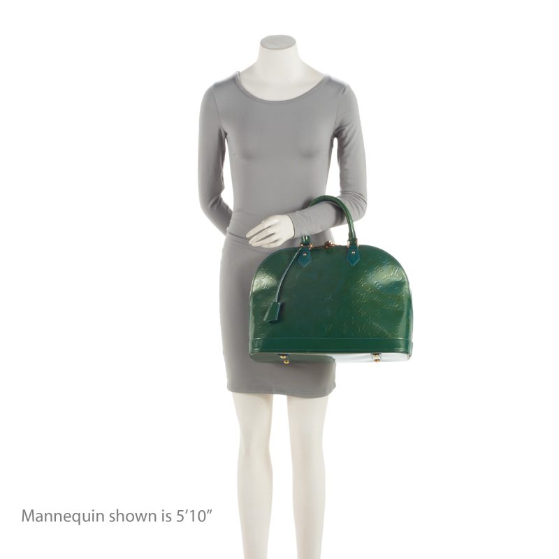 Louis Vuitton Monogram Vernis Alma GM Satchel (SHF-Z4HtXk) - Image 4