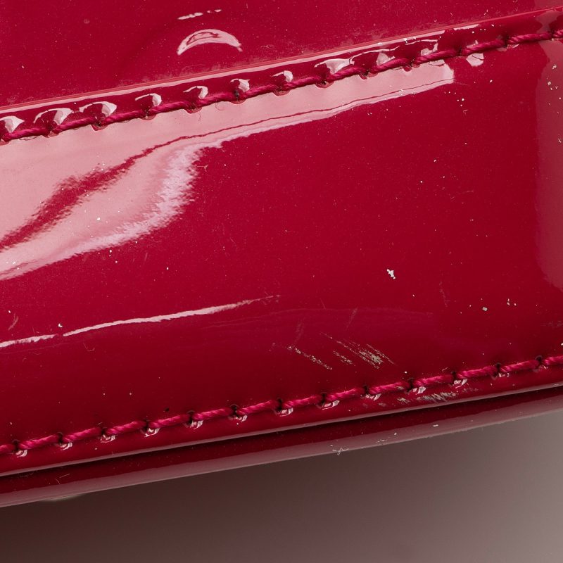 Louis Vuitton Monogram Vernis Alma MM Satchel (SHF-22630) - Image 10