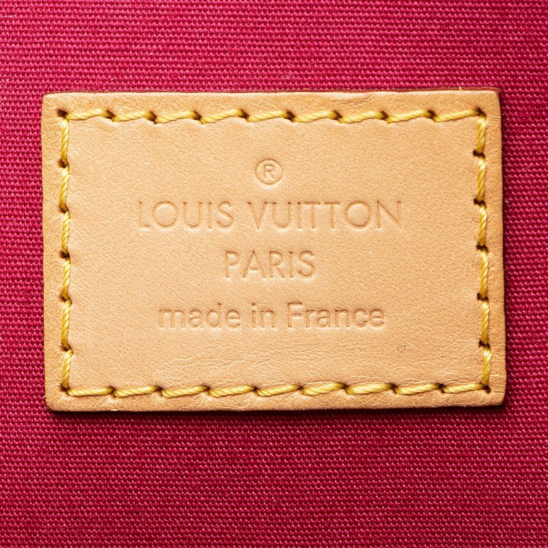 Louis Vuitton Monogram Vernis Alma MM Satchel (SHF-22630) - Image 7
