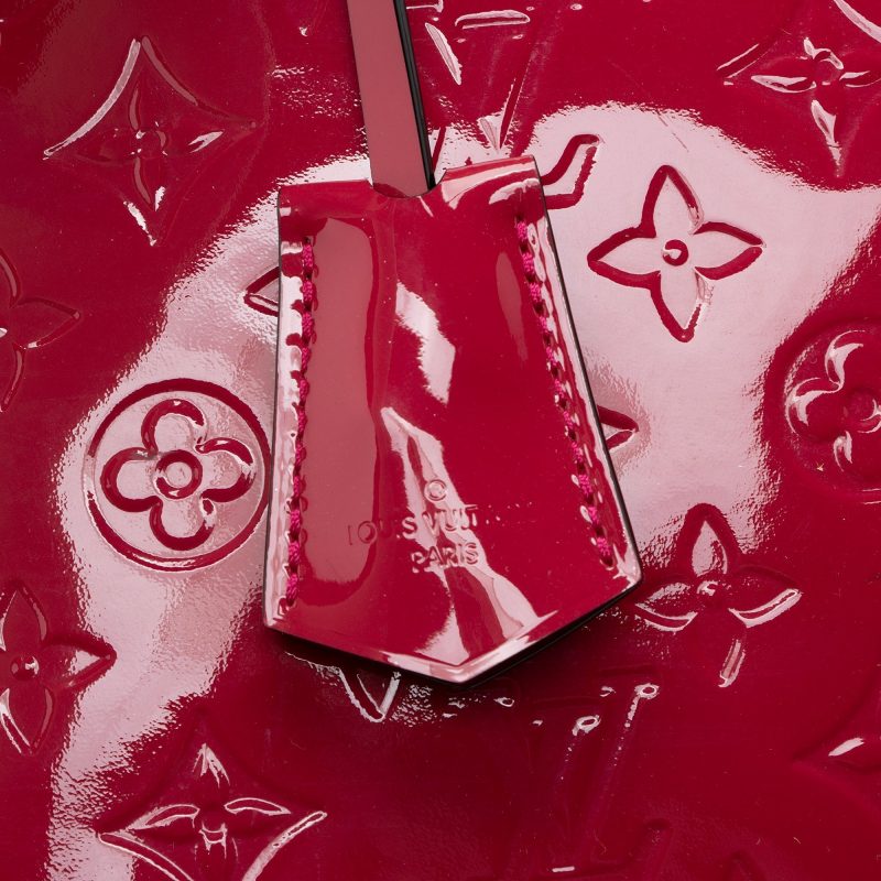 Louis Vuitton Monogram Vernis Alma MM Satchel (SHF-22630) - Image 8