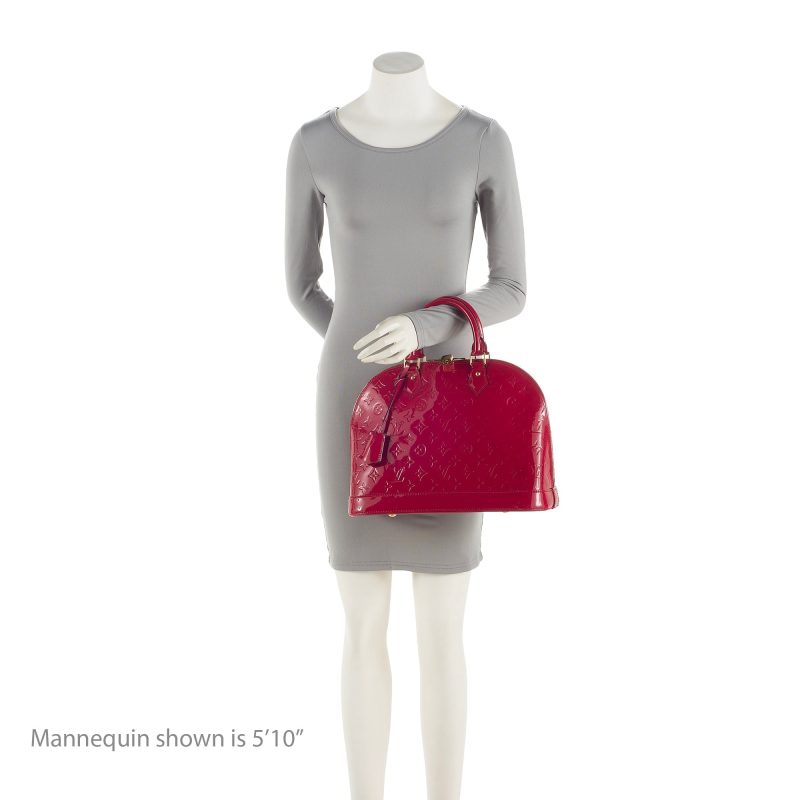 Louis Vuitton Monogram Vernis Alma MM Satchel (SHF-22630) - Image 4