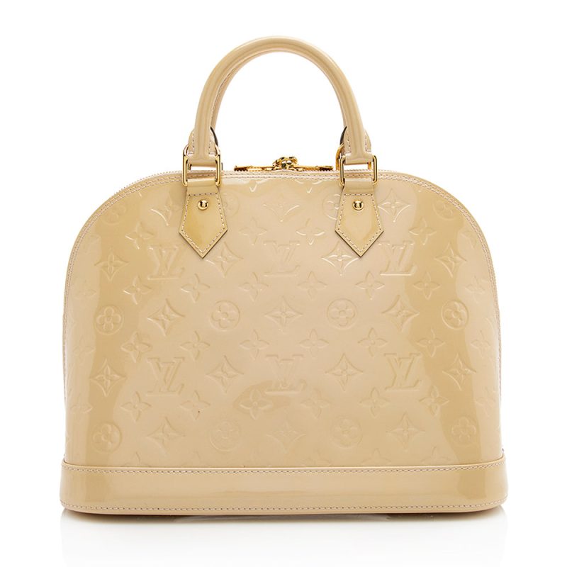 Louis Vuitton Monogram Vernis Alma PM Satchel (SHF-21750) - Image 2