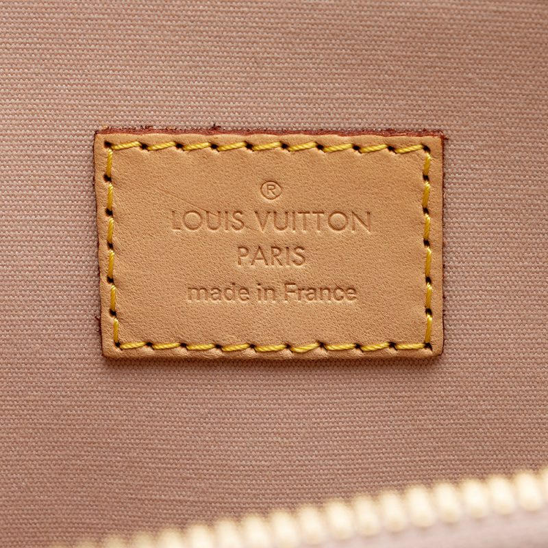 Louis Vuitton Monogram Vernis Alma PM Satchel (SHF-21750) - Image 7