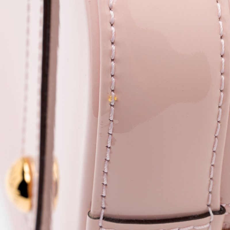 Louis Vuitton Monogram Vernis Alma PM Satchel (SHF-D9F4mc) - Image 10