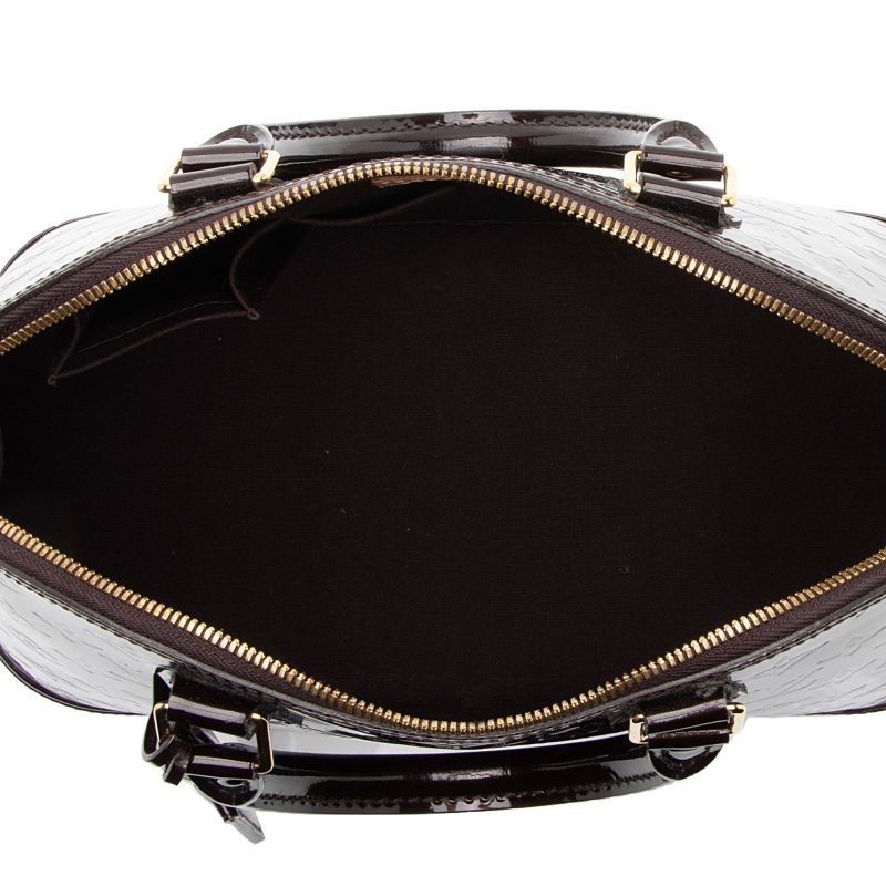 Louis Vuitton Monogram Vernis Alma PM Satchel (SHF-kN8GF6) - Image 6