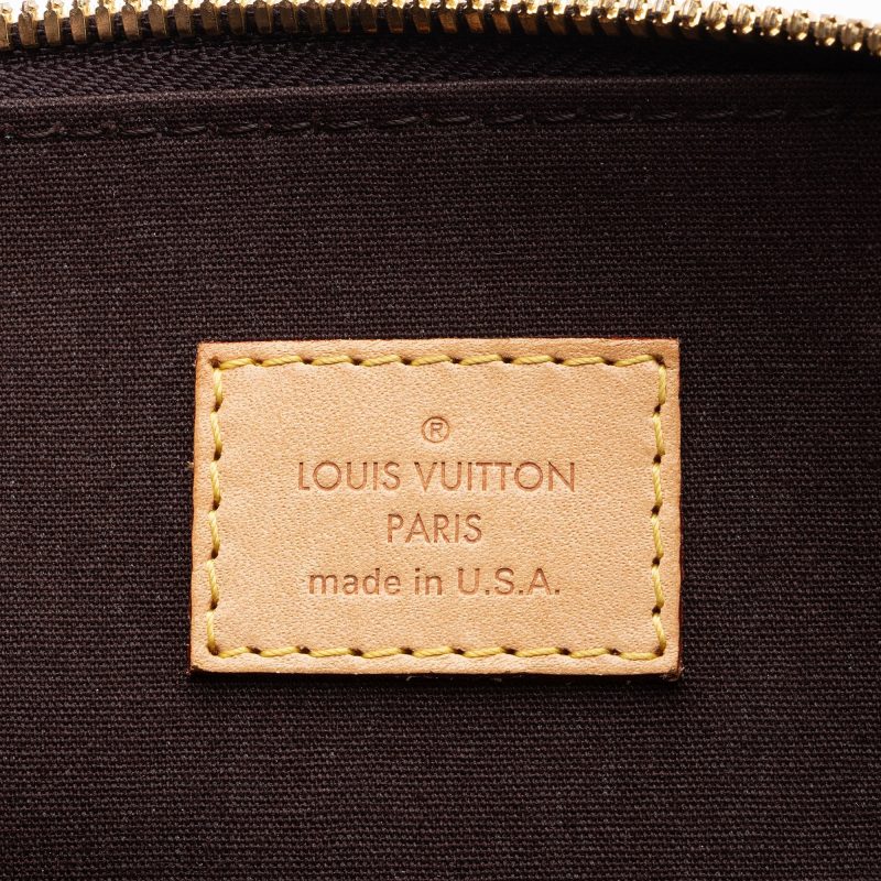 Louis Vuitton Monogram Vernis Alma PM Satchel (SHF-kN8GF6) - Image 7