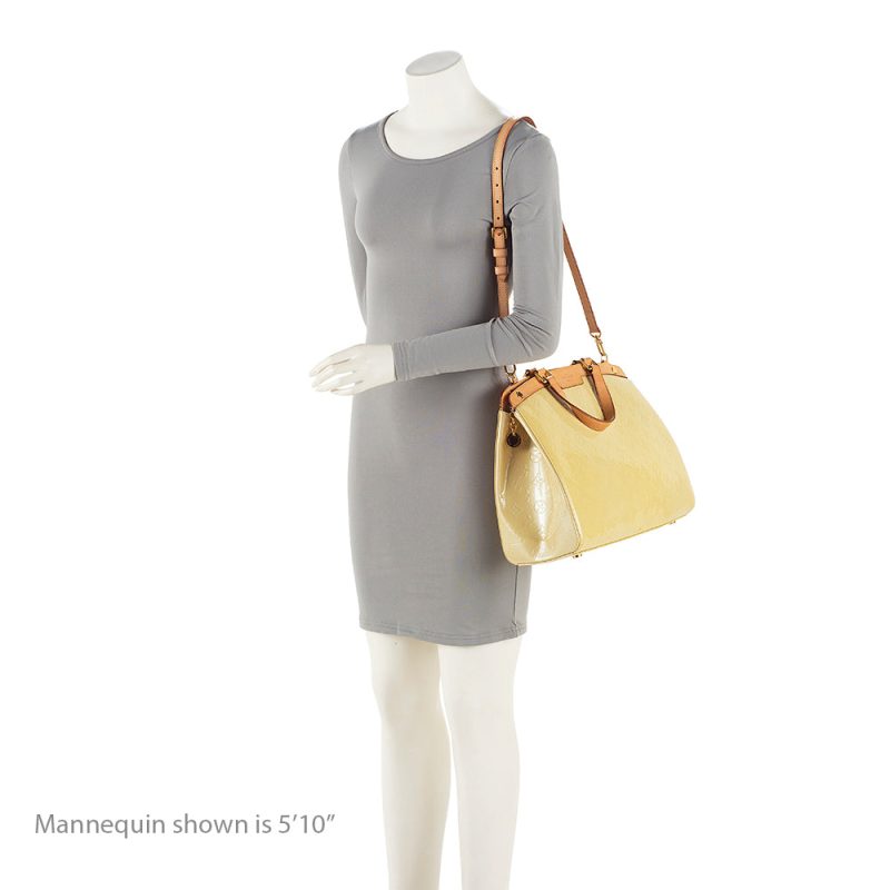 Louis Vuitton Monogram Vernis Brea MM Satchel (SHF-20211) - Image 4