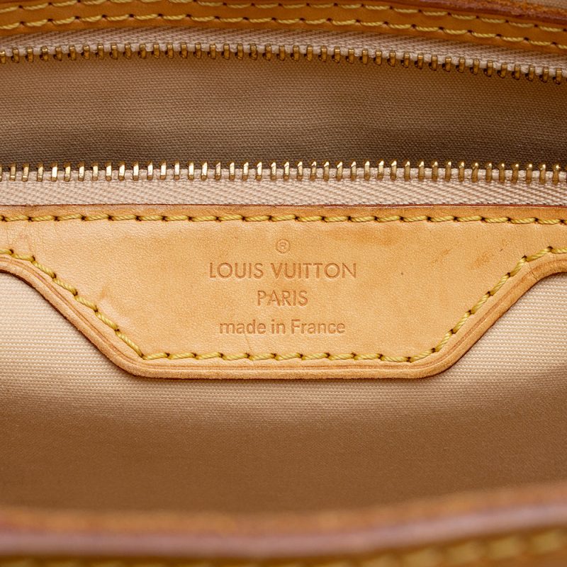 Louis Vuitton Monogram Vernis Brea MM Satchel (SHF-21419) - Image 7