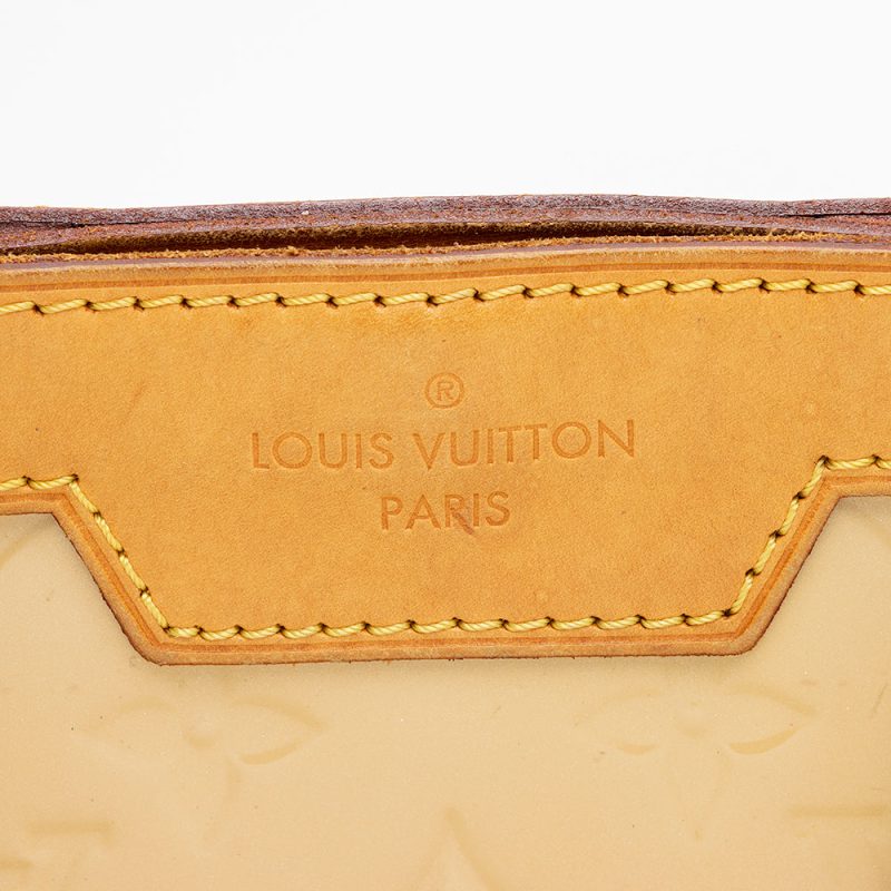 Louis Vuitton Monogram Vernis Brea MM Satchel (SHF-21419) - Image 8