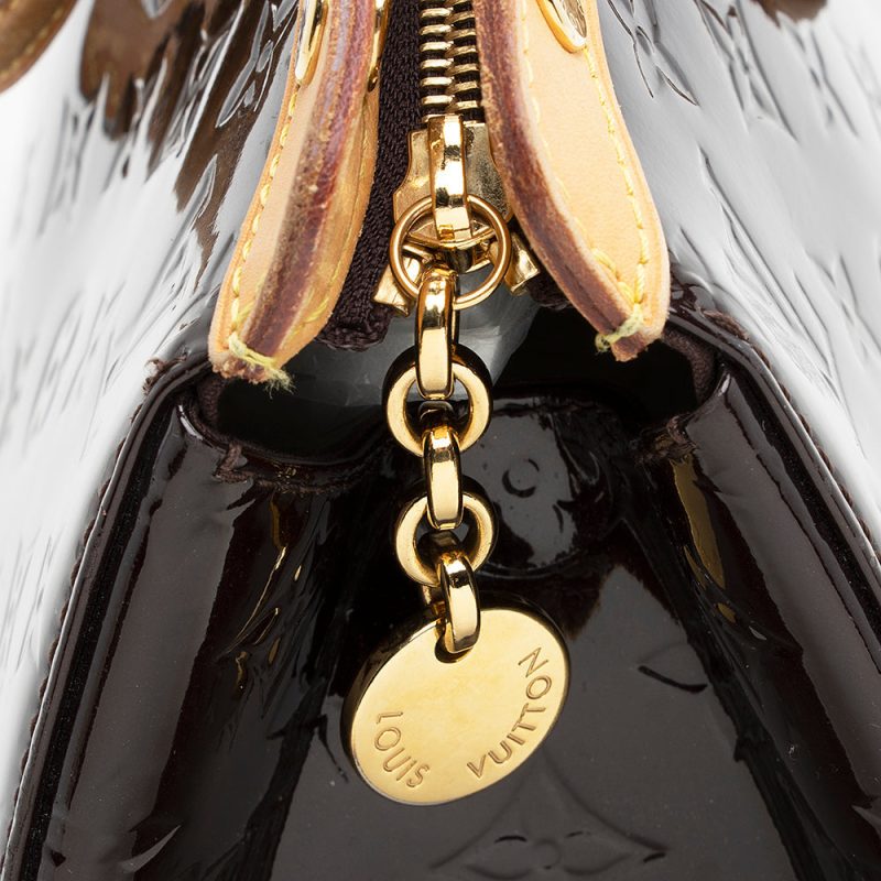 Louis Vuitton Monogram Vernis Brea MM Satchel (SHF-21484) - Image 9