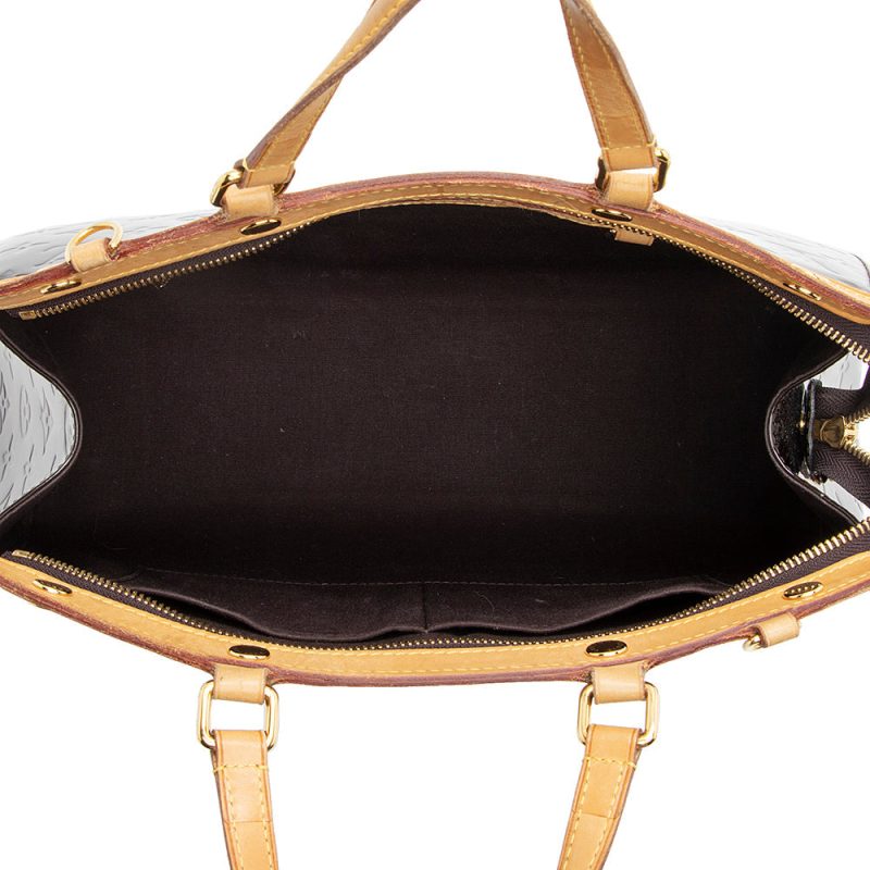 Louis Vuitton Monogram Vernis Brea MM Satchel (SHF-21484) - Image 6