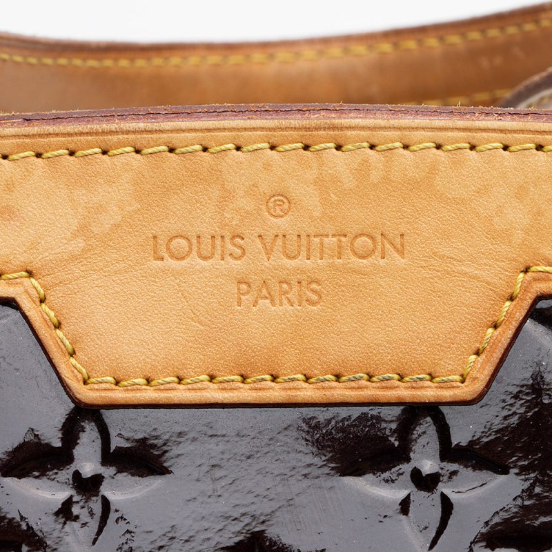 Louis Vuitton Monogram Vernis Brea MM Satchel (SHF-21484) - Image 8