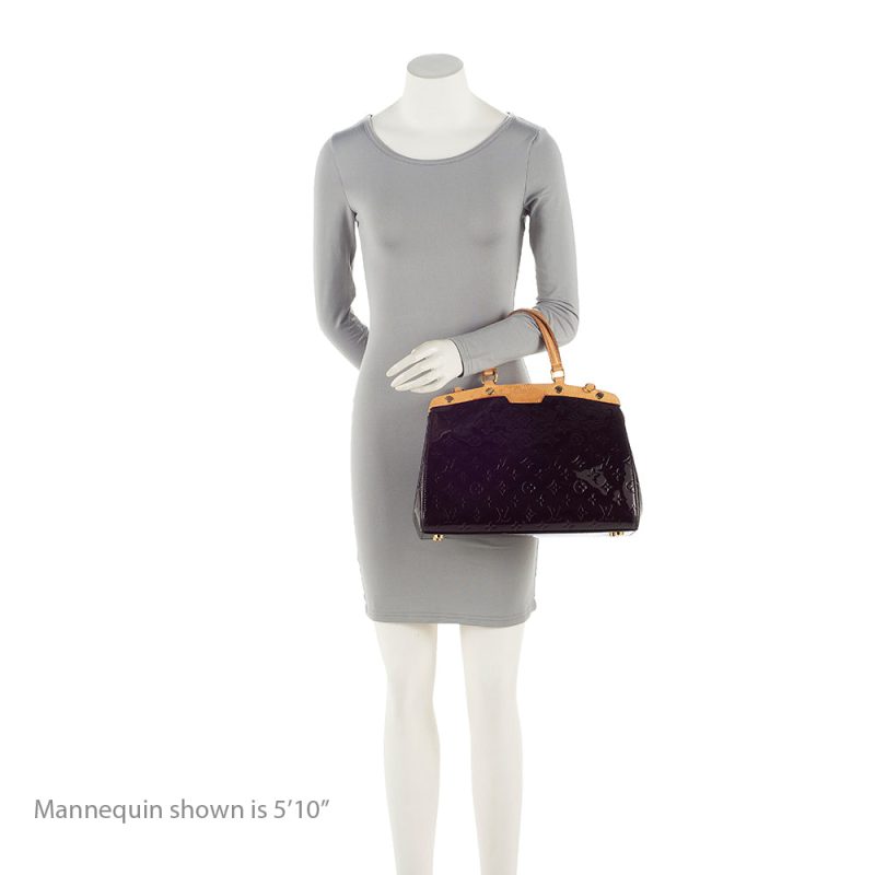 Louis Vuitton Monogram Vernis Brea MM Satchel (SHF-21484) - Image 4